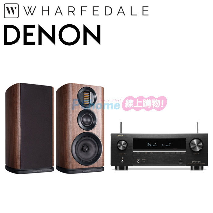 DENON AVR-X2800H 環繞擴大機+Wharfedale EVO 4.2 書架喇叭
