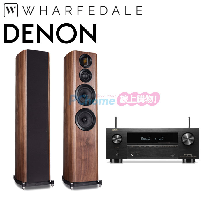 DENON AVR-X2800H 環繞擴大機+Wharfedale EVO 4.4 落地喇叭