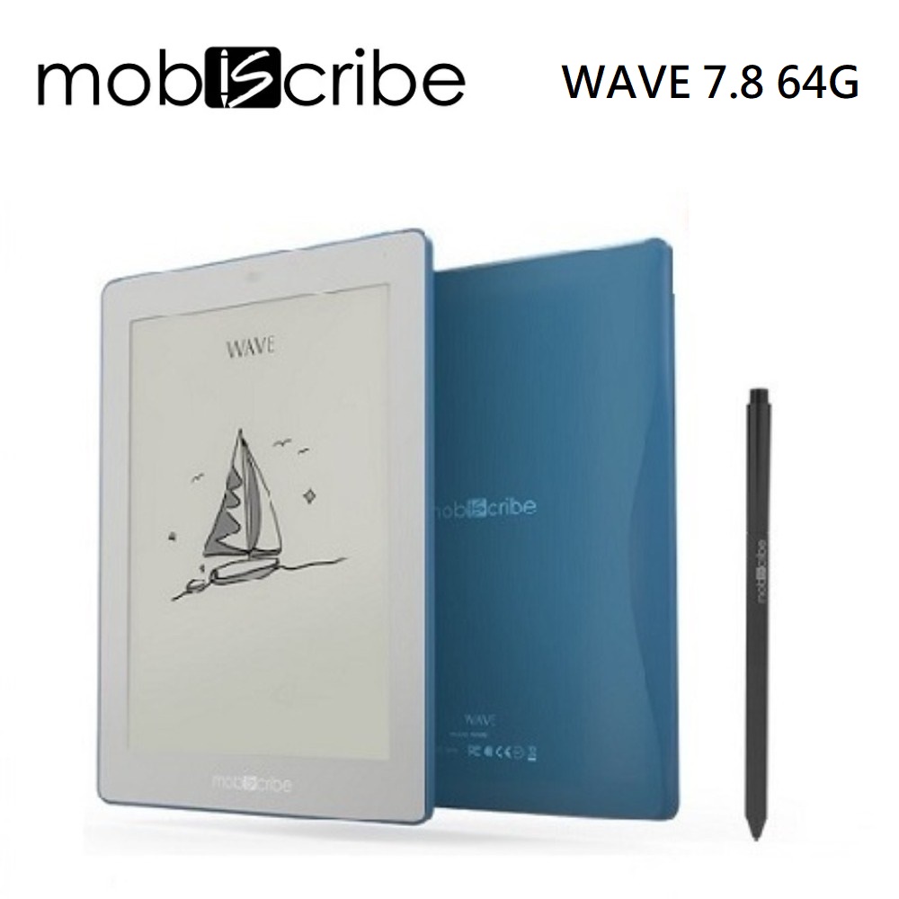 MobiScribe WAVE 7.8 64G 黑白電子書 筆記閱讀器