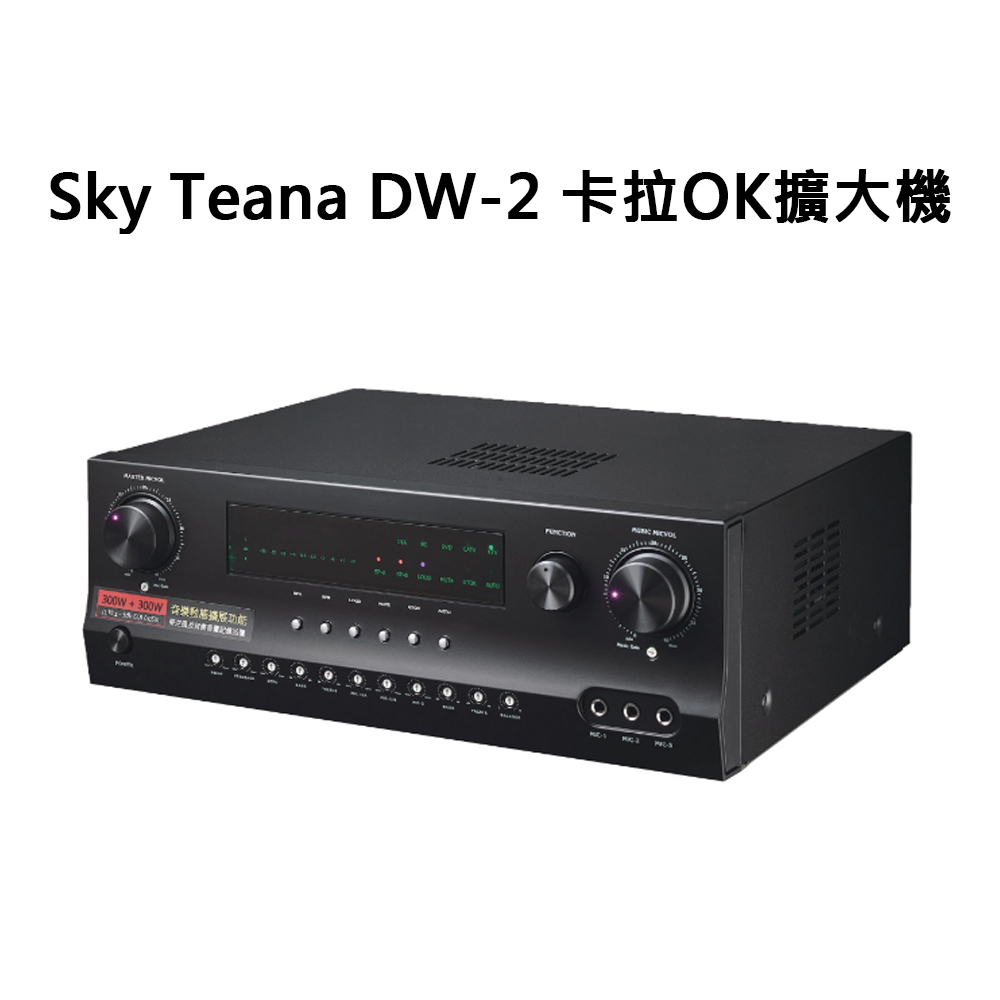 Sky Teana DW-2 大功率 卡拉OK擴大機 輸出功率300W