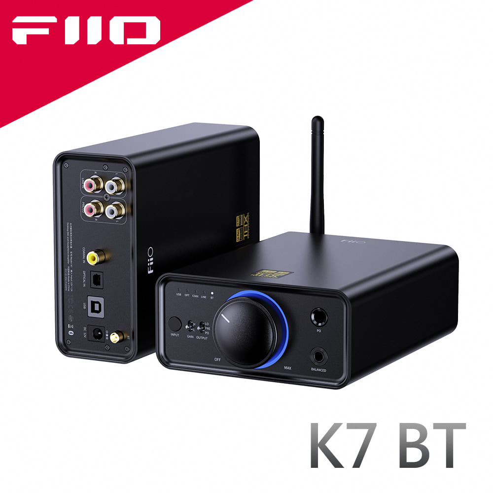 FiiO K7 桌上型耳機功率擴大機(藍牙版)