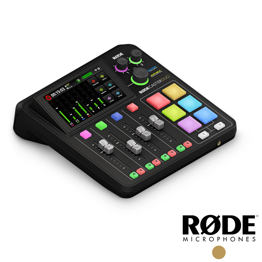 RODE Caster DUO 混音工作台/廣播直播用錄音介面 RCDUOB