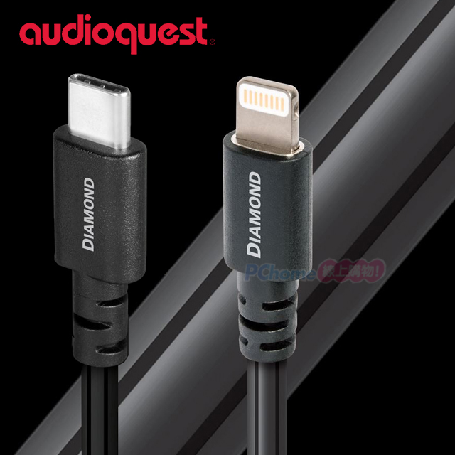 audioquest Diamond Lightning 轉 USB Type-C 數位傳輸線 (Lightning to Type-C) - 0.75m