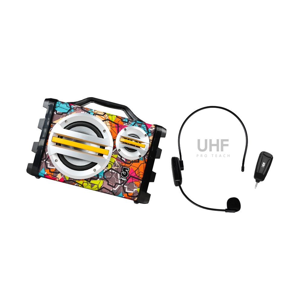 ifive 五元素 手提教學擴音機SK055+UHF無線教學麥克風UM260 (20W 擴音器 瑜珈 舞蹈 幼兒園 演講 表演 園遊會 活動)