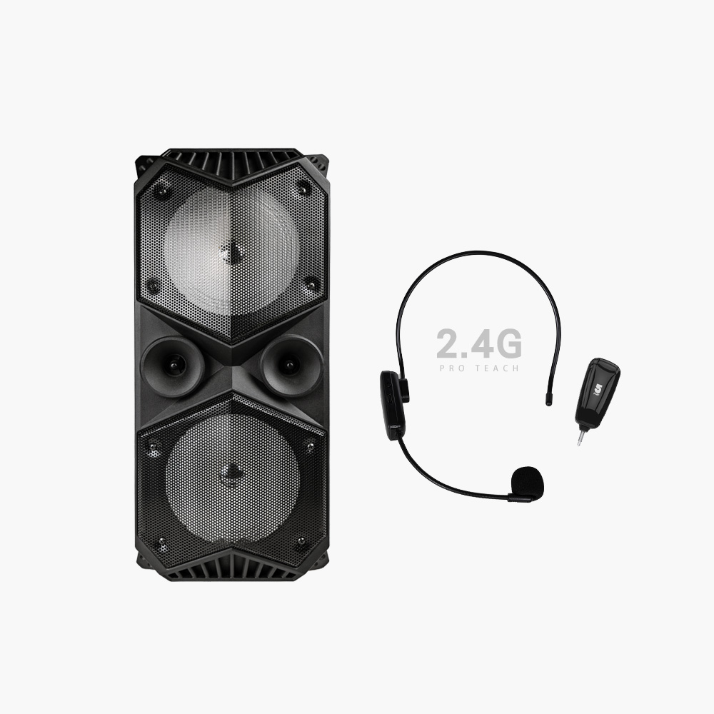 ifive 五元素 重量級移動式擴音設備 if-SP955+2.4G 無線教學麥克風 if-GM300