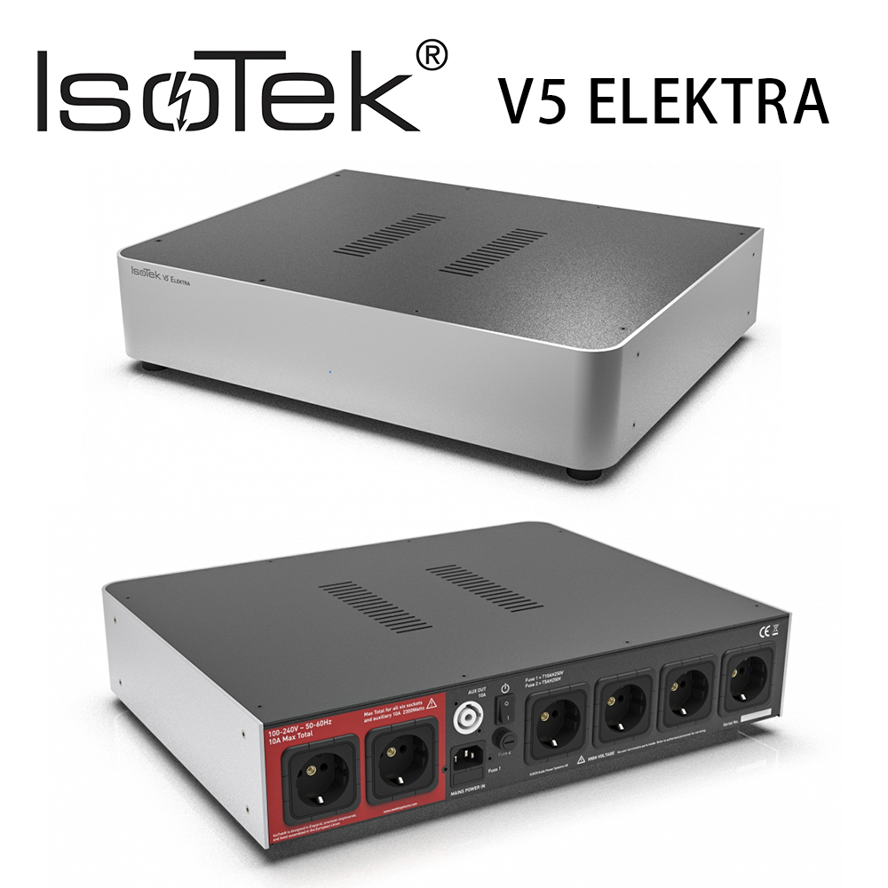 英國 IsoTek 電源處理器 V5 Elektra 6組優化電源插座降噪/濾波/淨化功能 公司貨