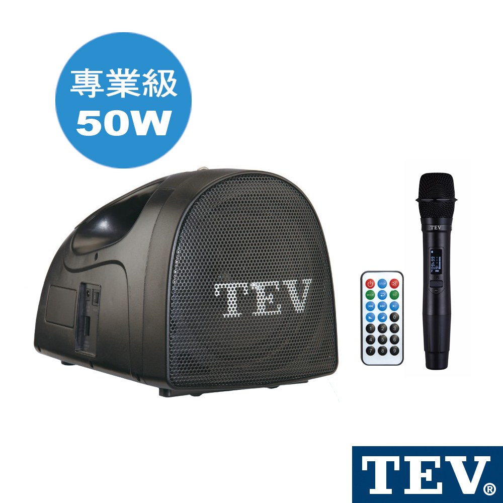 TEV 100頻道肩帶式藍芽/USB/SD播放擴音器（手握式）TA220DL