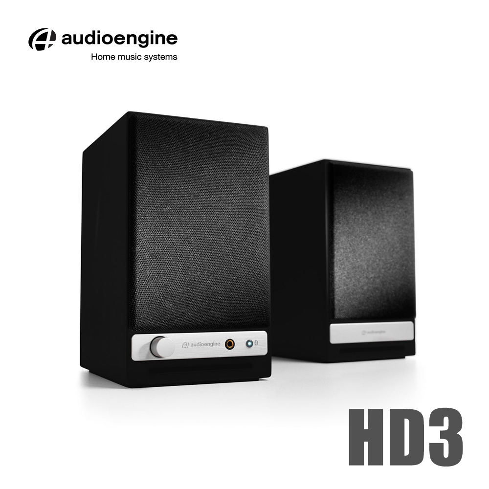 Audioengine HD3 wireless主動式立體聲藍牙書架喇叭-黑色款