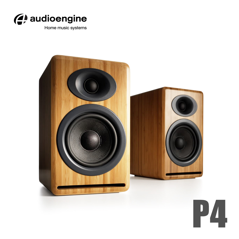 Audioengine P4 被動式喇叭-竹紋款