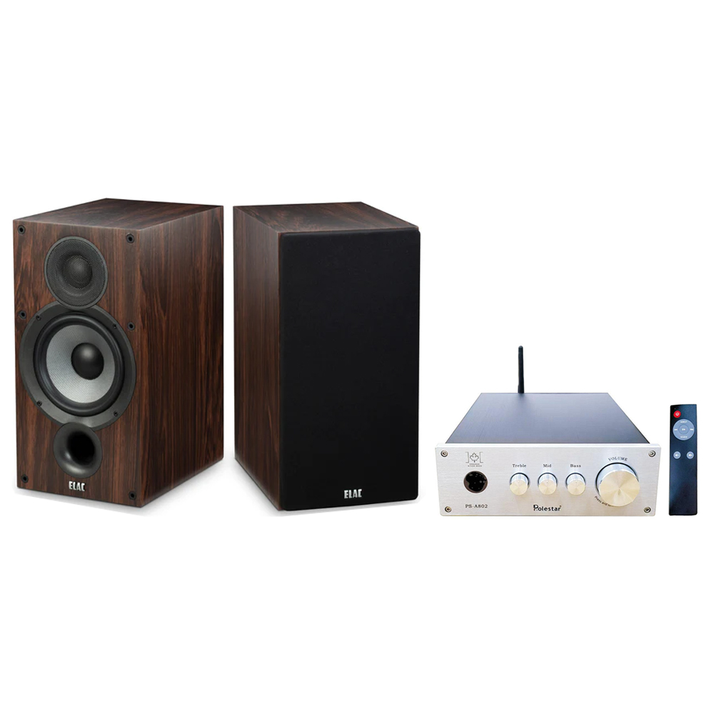 ELAC Debut 2.0 DB52 5.25 書架式喇叭 木色(釪鐶公司貨/保固2年)