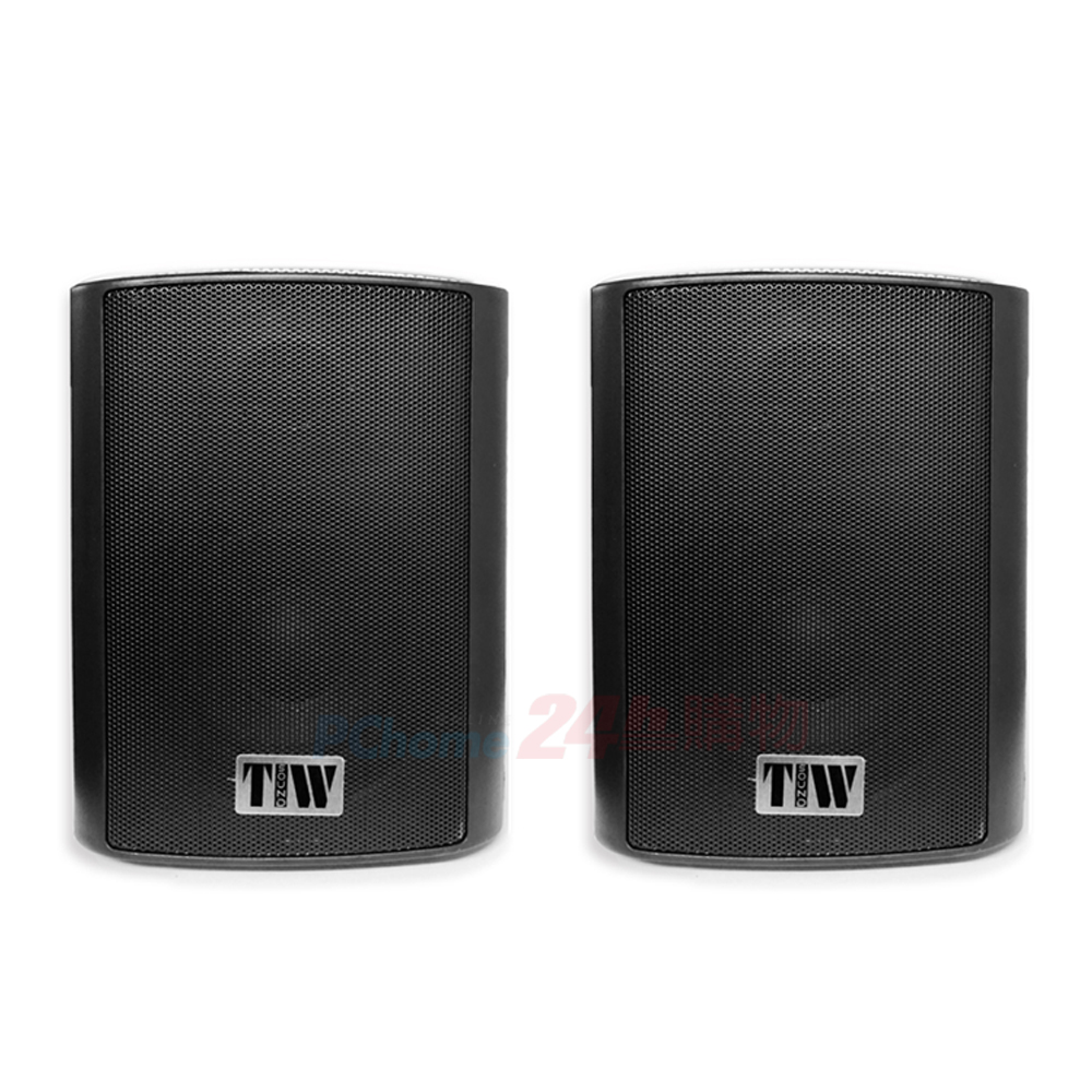 TIW HYB103-4T 高低壓兩用壁掛式喇叭(黑/一對)