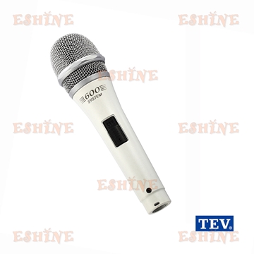 台灣電音TEV TM-600 專業動圈式有線麥克風-贈6米麥克風線