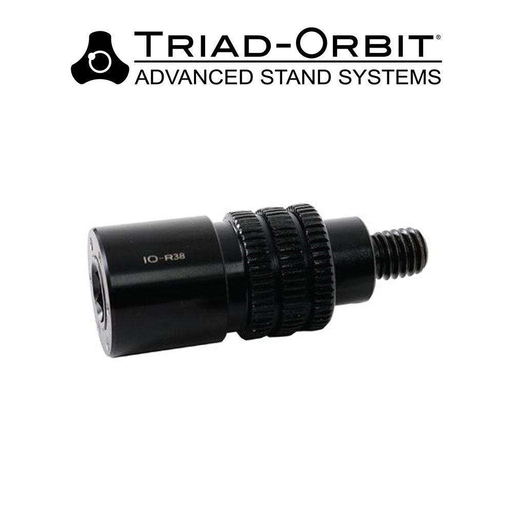 Triad-Orbit 3/8”螺絲轉快拆母座轉接頭 IO-R38