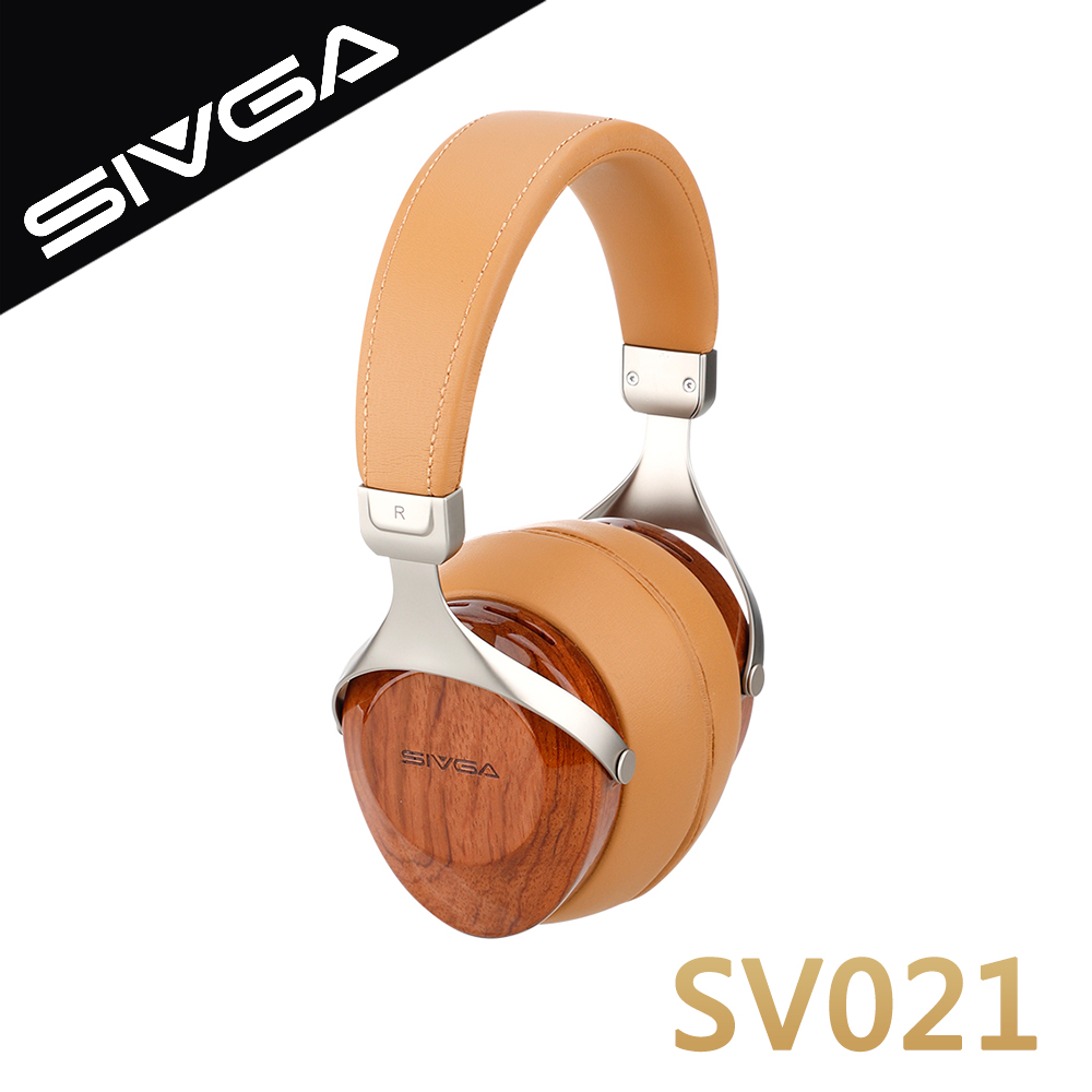 SIVGA SV021 HiFi動圈型耳罩式耳機-棕色款