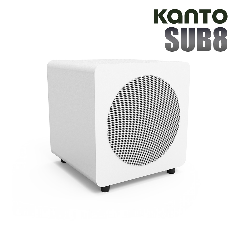 Kanto SUB8 重低音喇叭-白色款