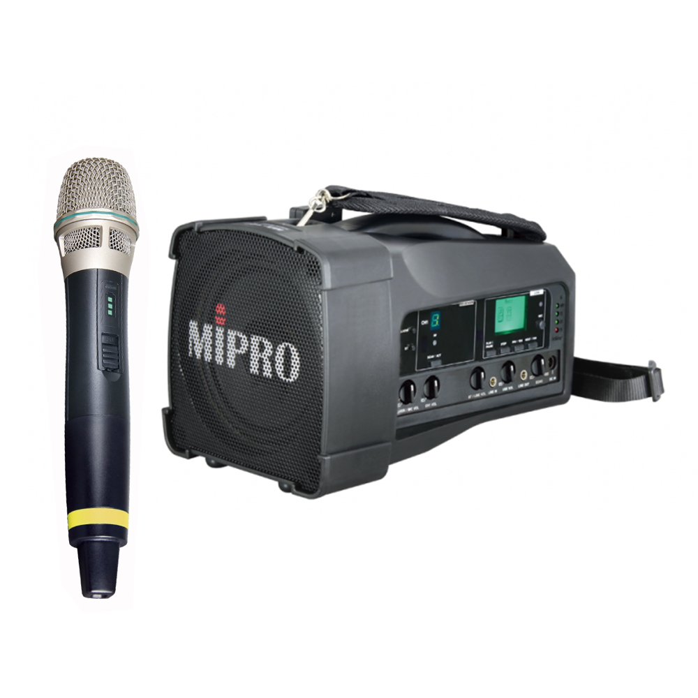MIPRO 嘉強 MA-100 最新三代肩掛式 藍芽無線喊話器58H 三擇一