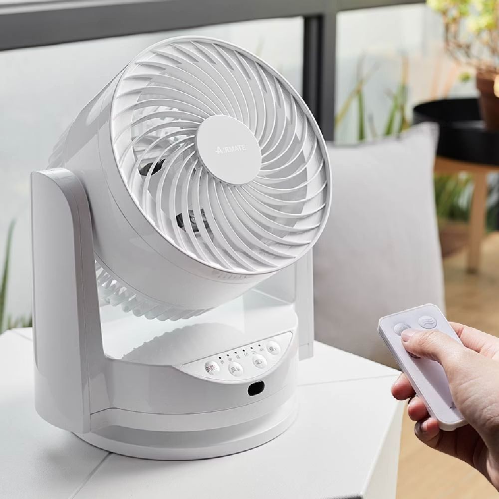 【Airmate 艾美特】6吋AC遙控定時空氣循環扇 FB1566R (垂直擺頭遙控定時循環扇)3D立體送風