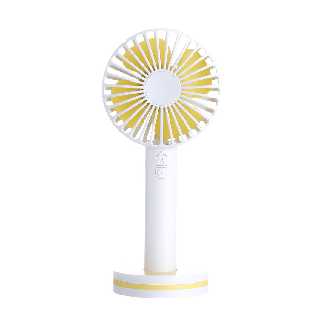 日系美型風扇 手持風扇 usb風扇 小風扇 小電扇 三段式 可桌立 (冰川白)
