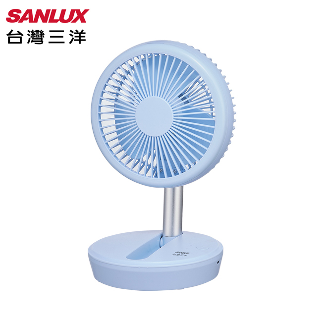 SANLUX臺灣三洋 7吋DC直流USB充電摺疊扇 SBF-S07DB