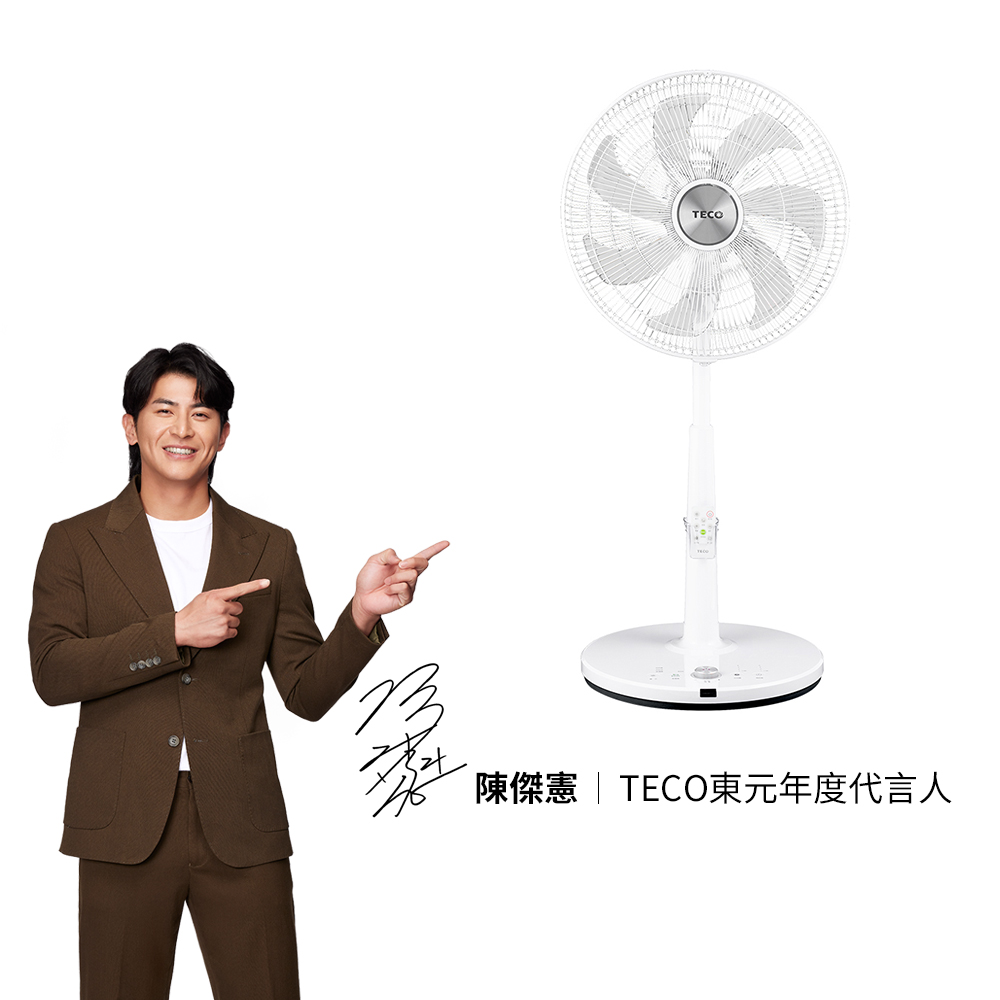 TECO東元 16吋DC馬達ECO智慧溫控遙控立扇 XA1657BRD