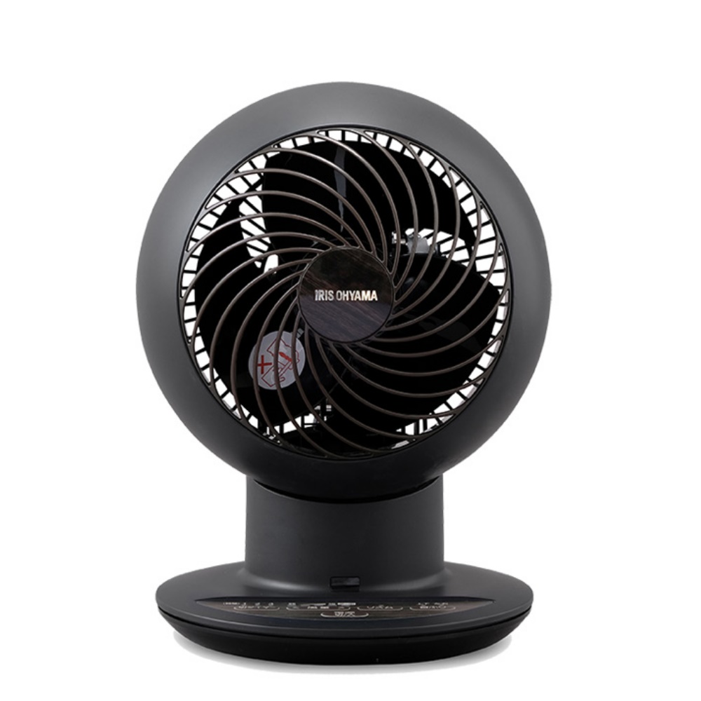 IRIS遙控空氣循環扇9坪木紋沙黑PCF-SC15T電風扇【PCF-SC15TBA】