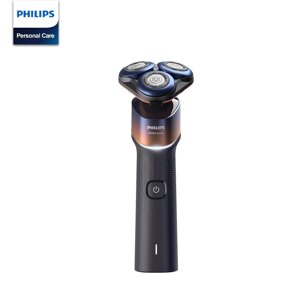  飛利浦 PHILIPS X5012/05 電動刮鬍刀，採用三刀頭浮動設計，貼合臉部輪廓，提供舒適乾淨的刮鬍體驗。全機可水洗，乾濕兩用，適合淋浴使用。一次充電享50分鐘續航，USB充電線方便隨時補電，支援國際電壓5V。配件包含保證書、鬢角刀，輕巧設計含彩盒約35x12x8cm、800g。多色系選擇，中國製造，BSMI符合標準，刀頭SH30每2年更換。飛利浦客戶服務專線0800-231-099，提供2年保固。完美個人衛生用品，高效刮鬍神器！ 
