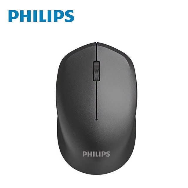 PHILIPS 飛利浦 2.4G無線滑鼠/黑 SPK7344
