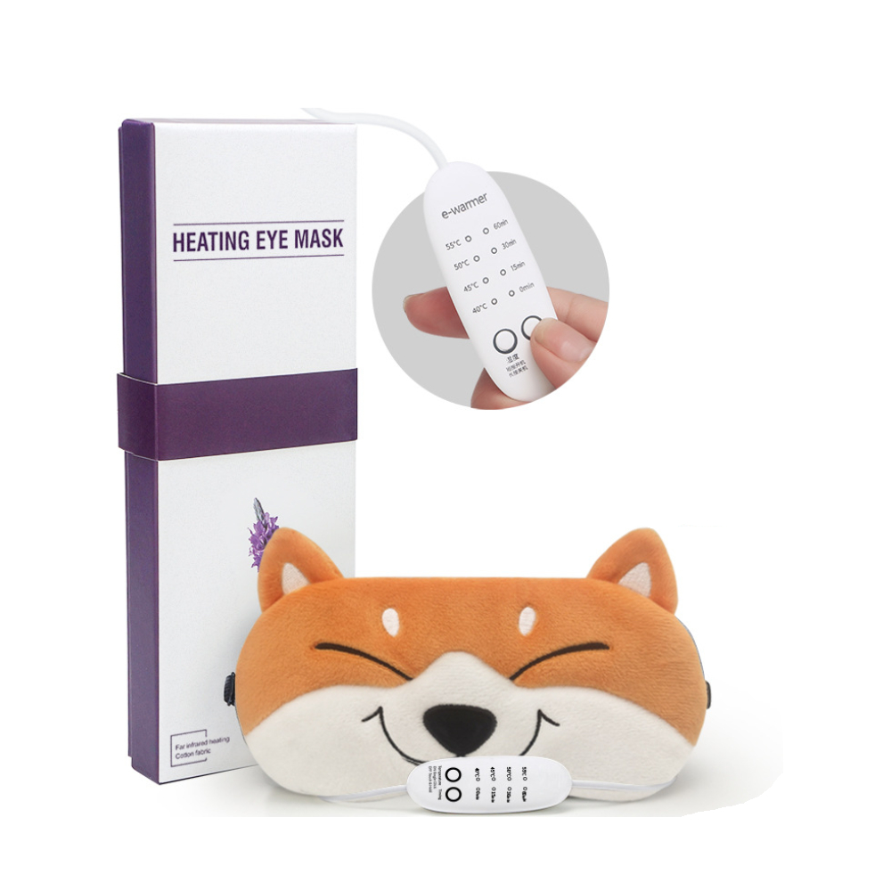 E-warmer USB蒸氣眼罩SPA睡眠遮光熱敷眼罩柴犬(香薰型)
