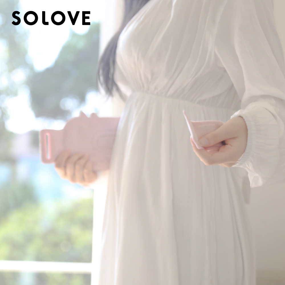 SOLOVE 石墨烯貓咪暖宮腰帶R9