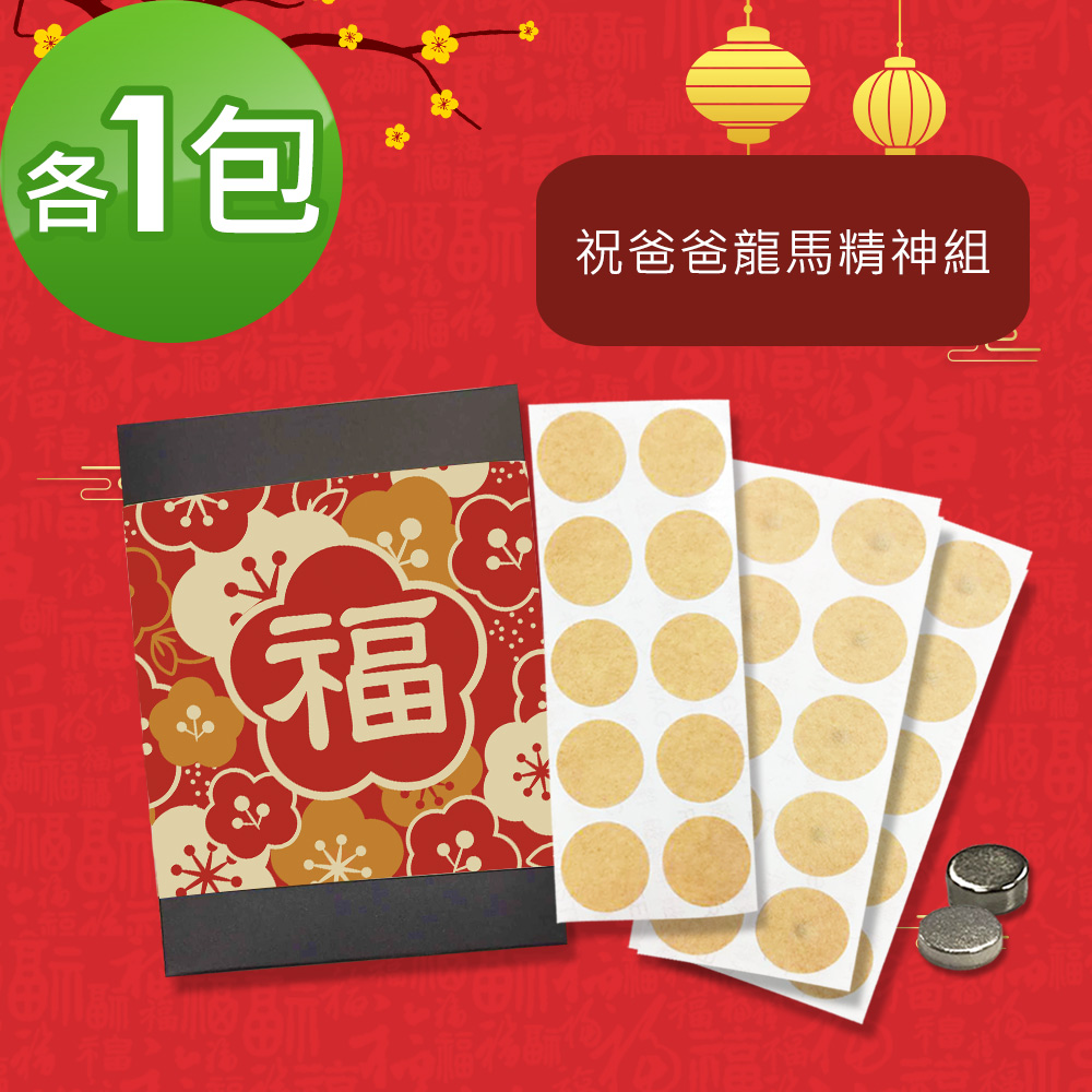 i3KOOS-年節禮盒-磁力貼祝爸爸龍馬精神組(磁石 磁力貼片 伴手禮)