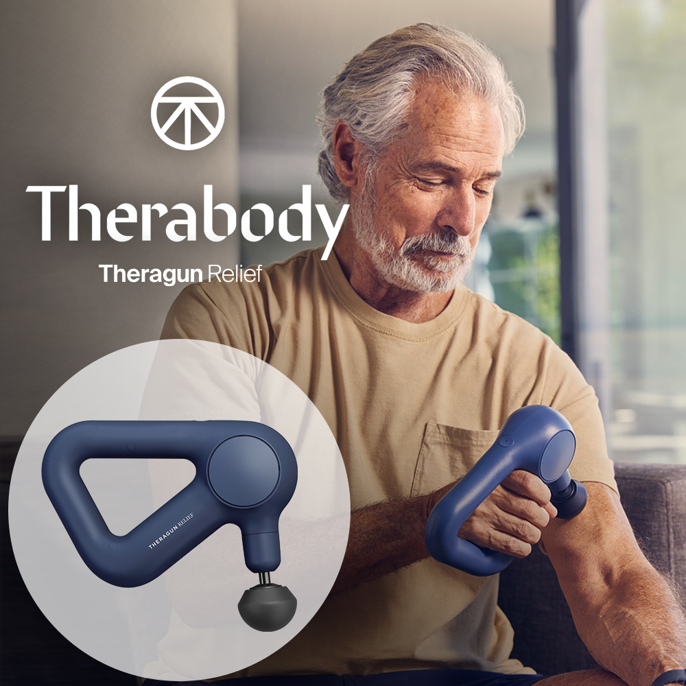Therabody THERAGUN Relief 專業級筋膜槍-寶石藍