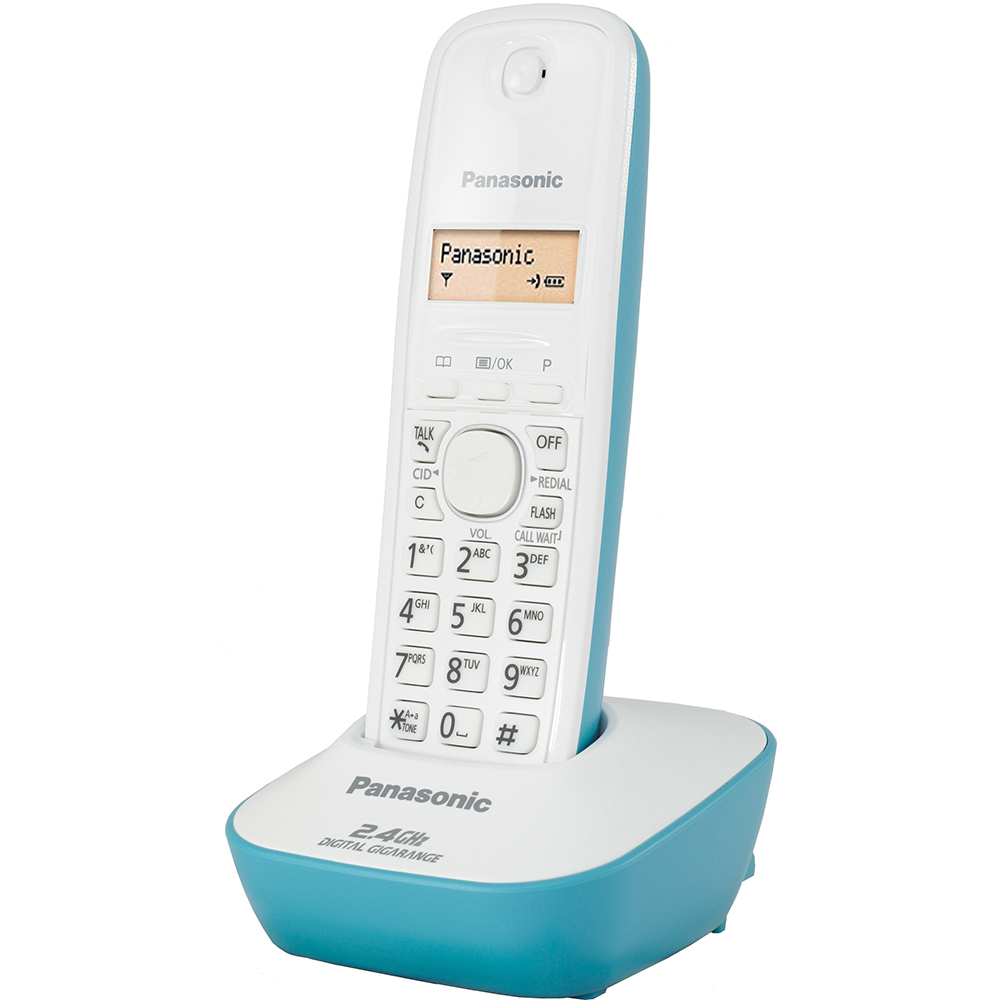 Panasonic 2.4GHz 數位無線電話KX-TG3411 湖水藍