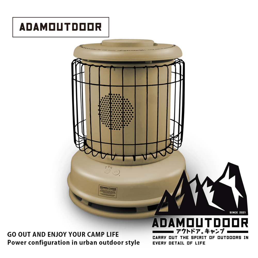 ADAMOUTDOOR｜經典風格雙功率陶瓷電暖器(ADEH-PTC6012S) 沙