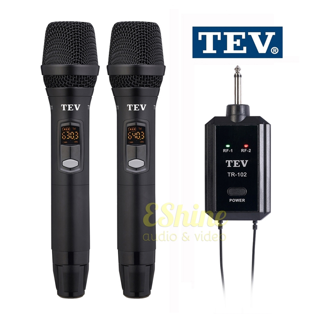 TEV 臺灣電音 雙頻攜帶式無線麥克風(TR-102)