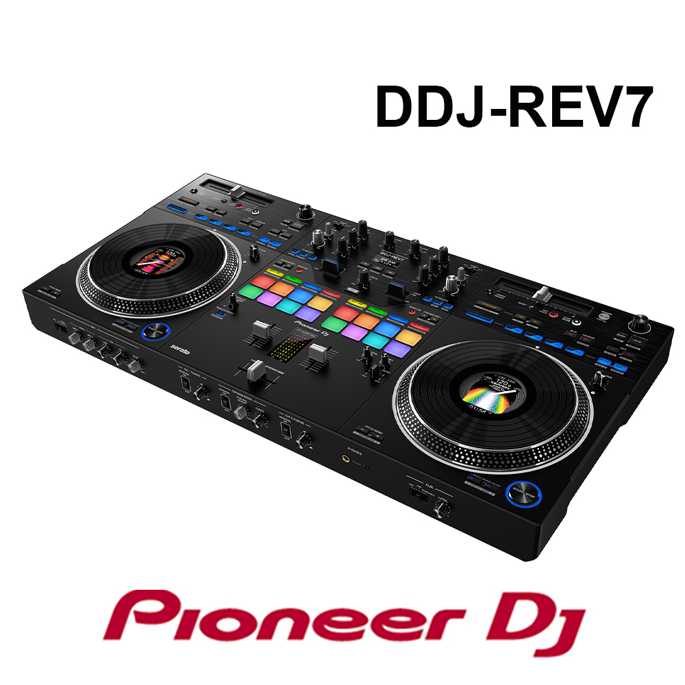 PIONEER 先鋒 DDJ-REV7 Serato DJ Pro 2通道 DJ 控制器 公司貨