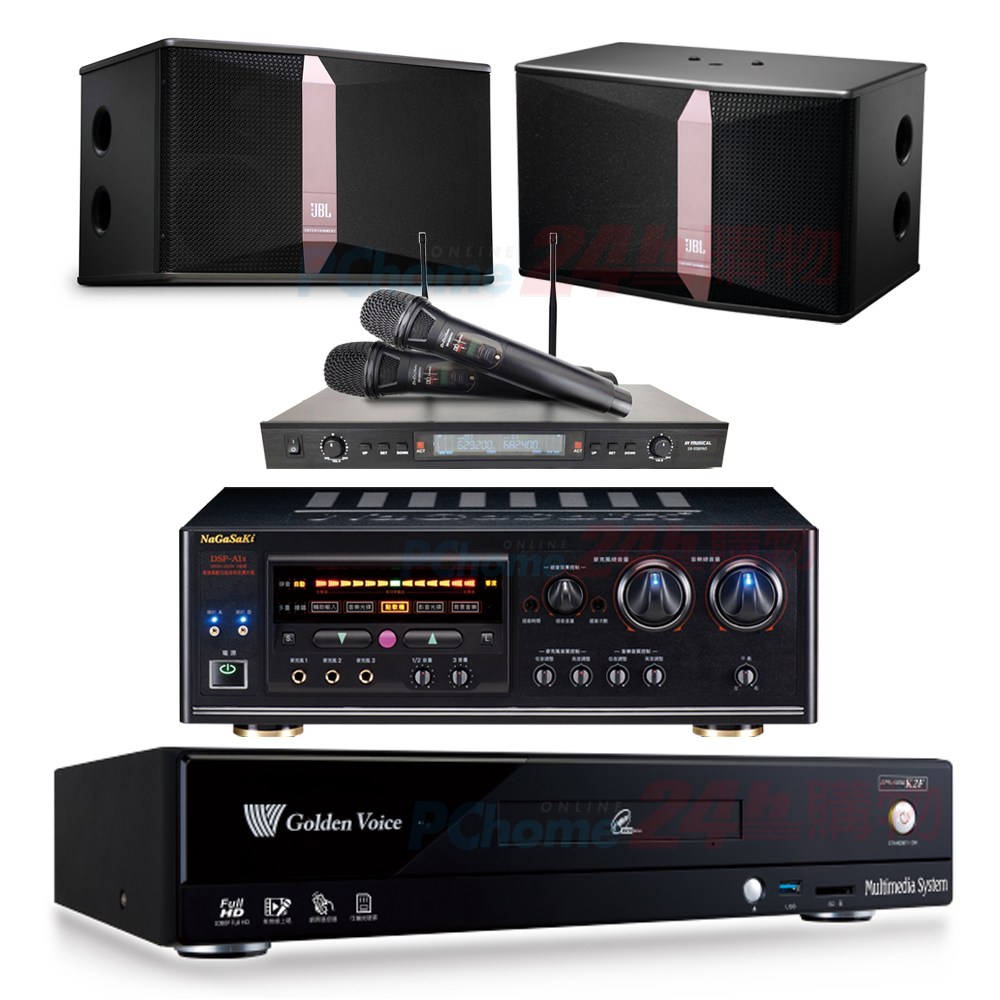 金嗓 CPX-900 K2F伴唱機 4TB+DSP-A1II擴大機+SR-889PRO無線麥克風+JBL Ki510喇叭