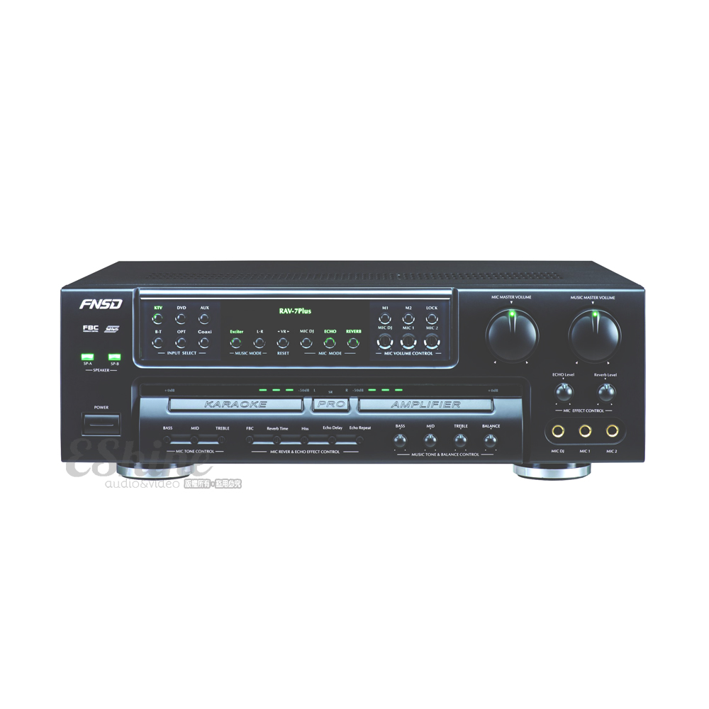 【華成】FNSD 數位迴音殘響效果 綜合擴大機(RAV-7 Plus)