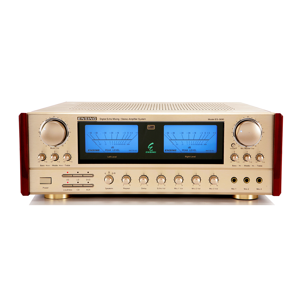 燕聲 紅外線遙控高功率數位迴音擴大機(ES-3690S)