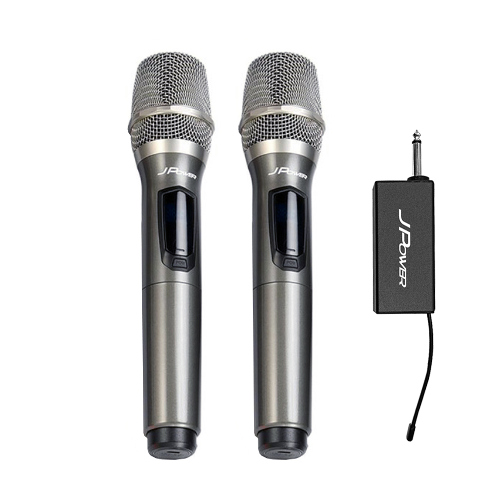 JPOWER 杰強 JP-UHF-888震天雷UHF雙機型充電式無線麥克風