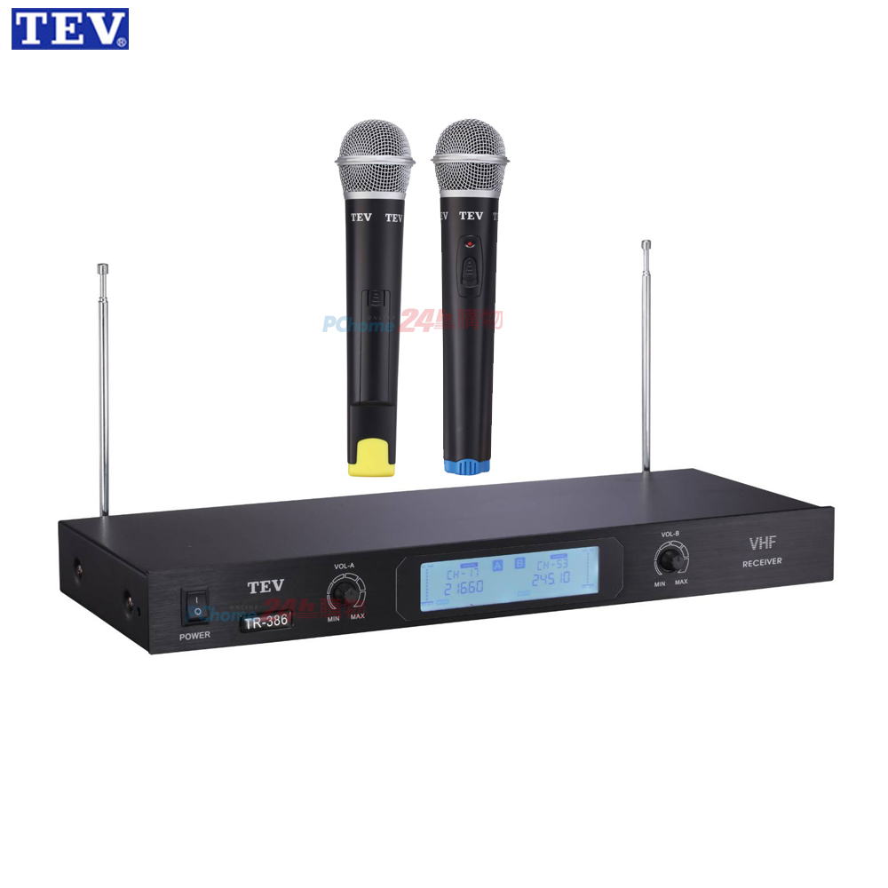 TEV TR-386 VHF 無線麥克風系統