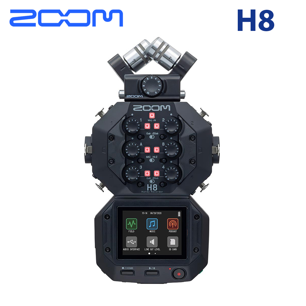 ZOOM H8 手持錄音機 公司貨