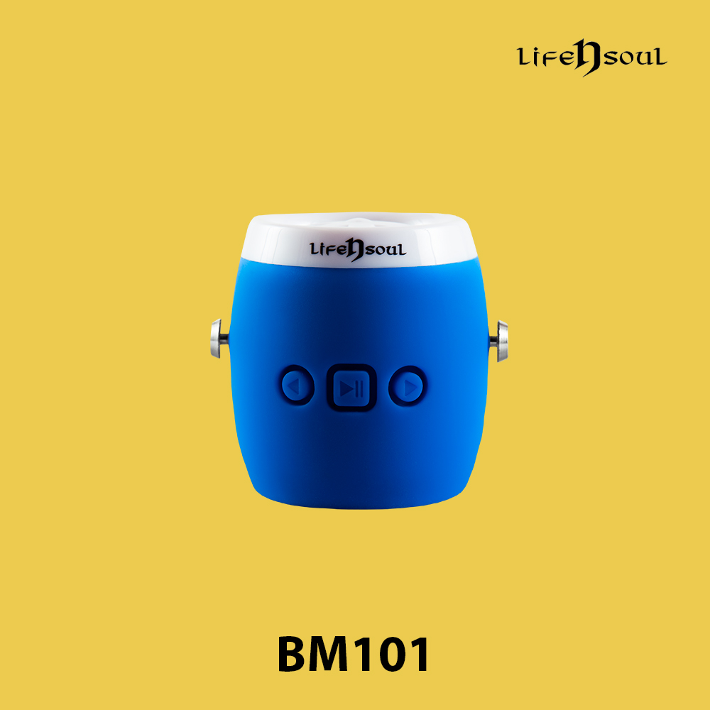 【美國Life n Soul】迷你防水藍芽喇叭(BM101) - 活力藍