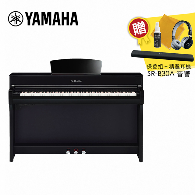 YAMAHA CLP-735 PE 數位電鋼琴 88鍵 鋼琴烤漆曜岩黑色款