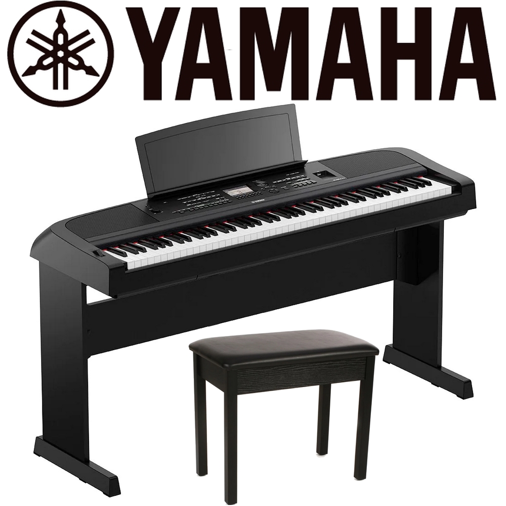 『YAMAHA 山葉』標準88鍵自動伴奏多功能數位鋼琴DGX-670 / 黑色單踏款 / 公司貨保固