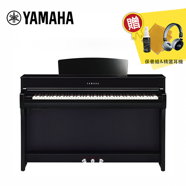 YAMAHA CLP-745 88鍵 數位電鋼琴 拋光黑