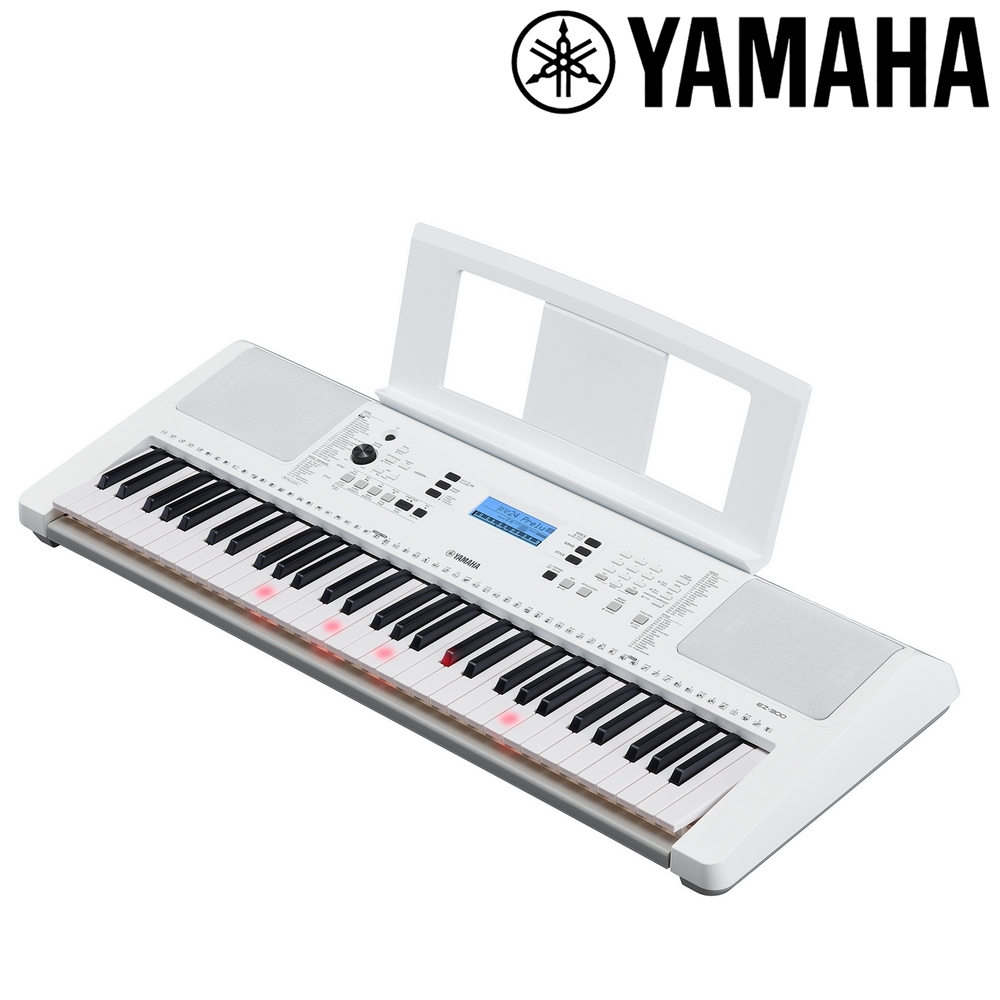 『YAMAHA 山葉』EZ-300 標準61鍵發光教學款電子琴 贈清潔組 / 公司貨保固