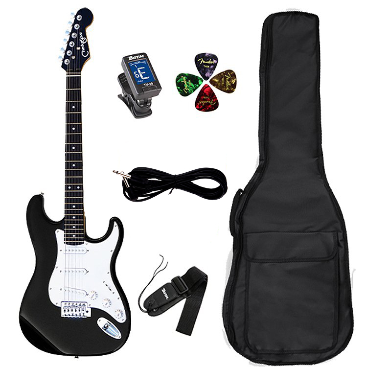 JYC Music 最新款入門嚴選ST-1電吉他-鏡面黑/加贈5好禮市價超過16XX