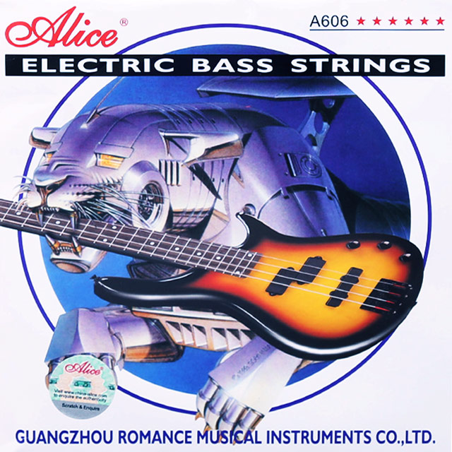 【美佳音樂】Alice-A606-4M 優質鋼芯/鍍鎳合金絲纏弦 BASS弦/貝士弦/貝司弦-4弦中型