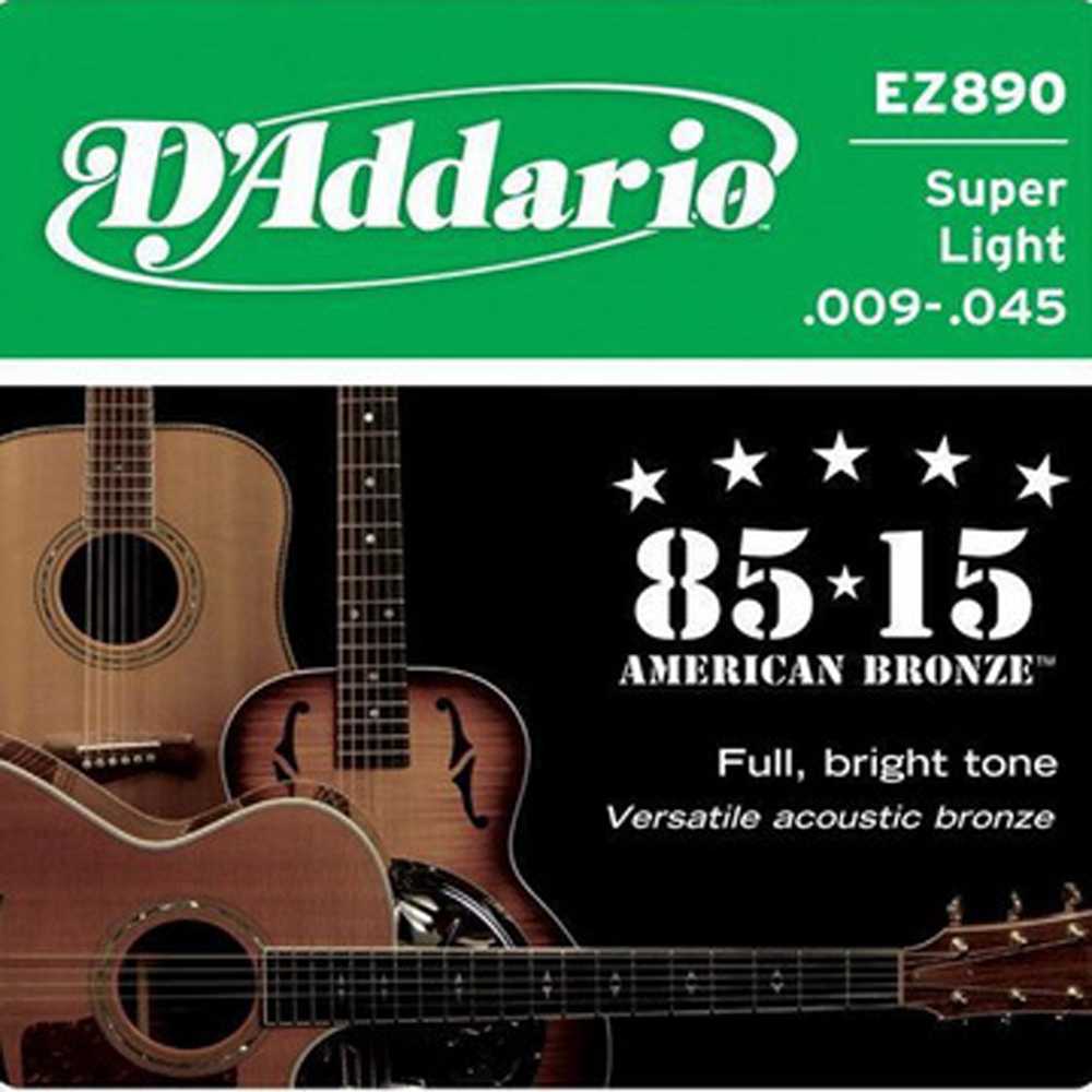D’Addario EZ890 美國進口民謠吉他套弦(09-45)