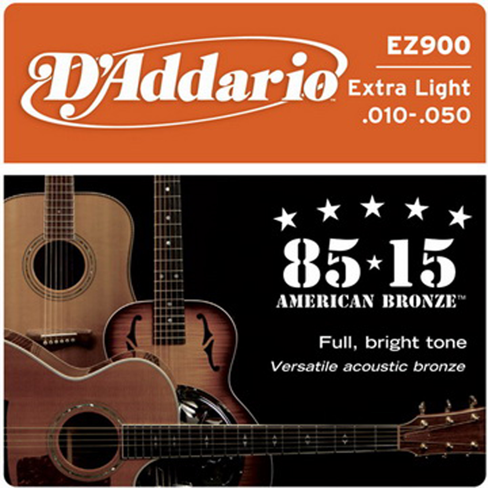 D’Addario EZ900 美國進口民謠吉他套弦(10-50)